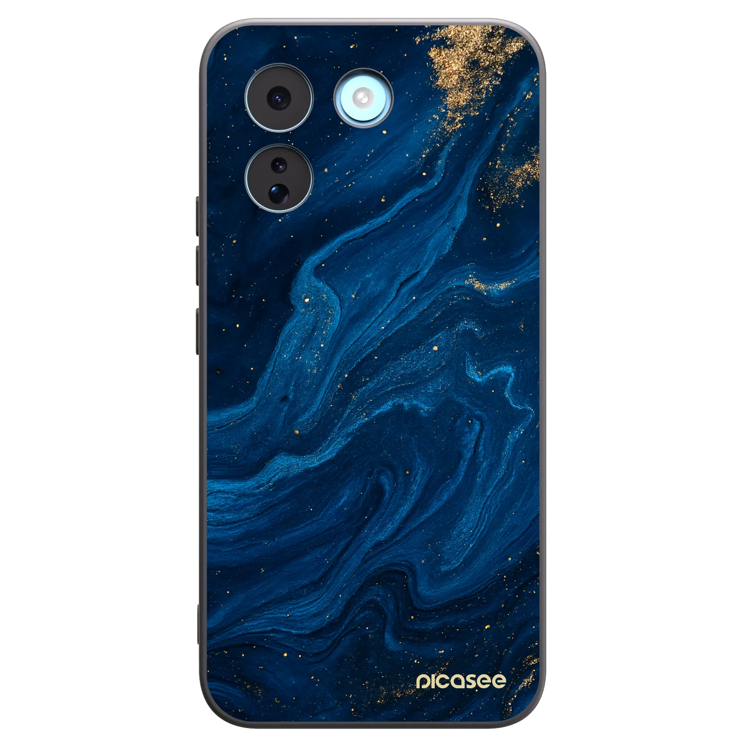 Picasee silikonowe czarne etui na Xiaomi Redmi Note 17 Pro MAX 5G - Blue