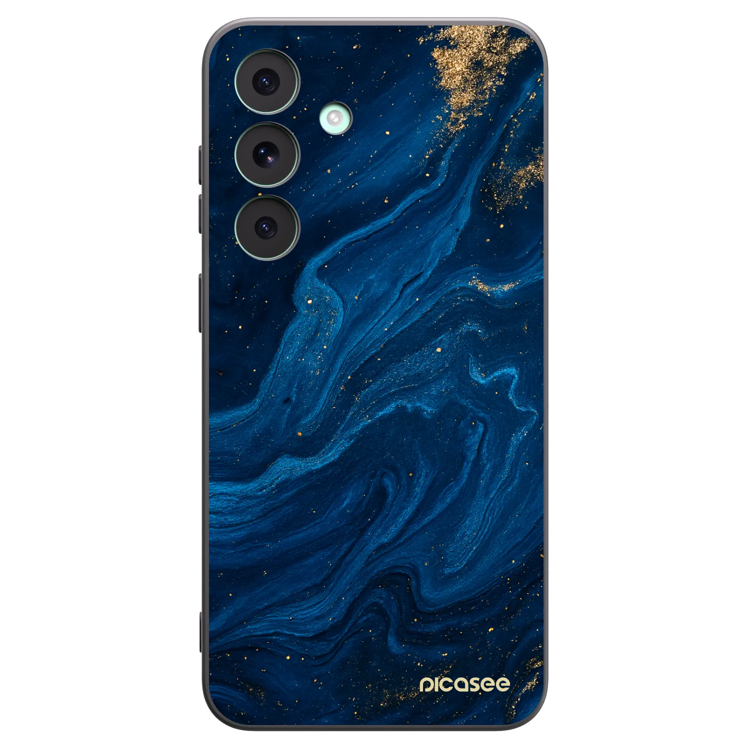 Picasee silikonowe czarne etui na Samsung Galaxy S26 FE - Blue