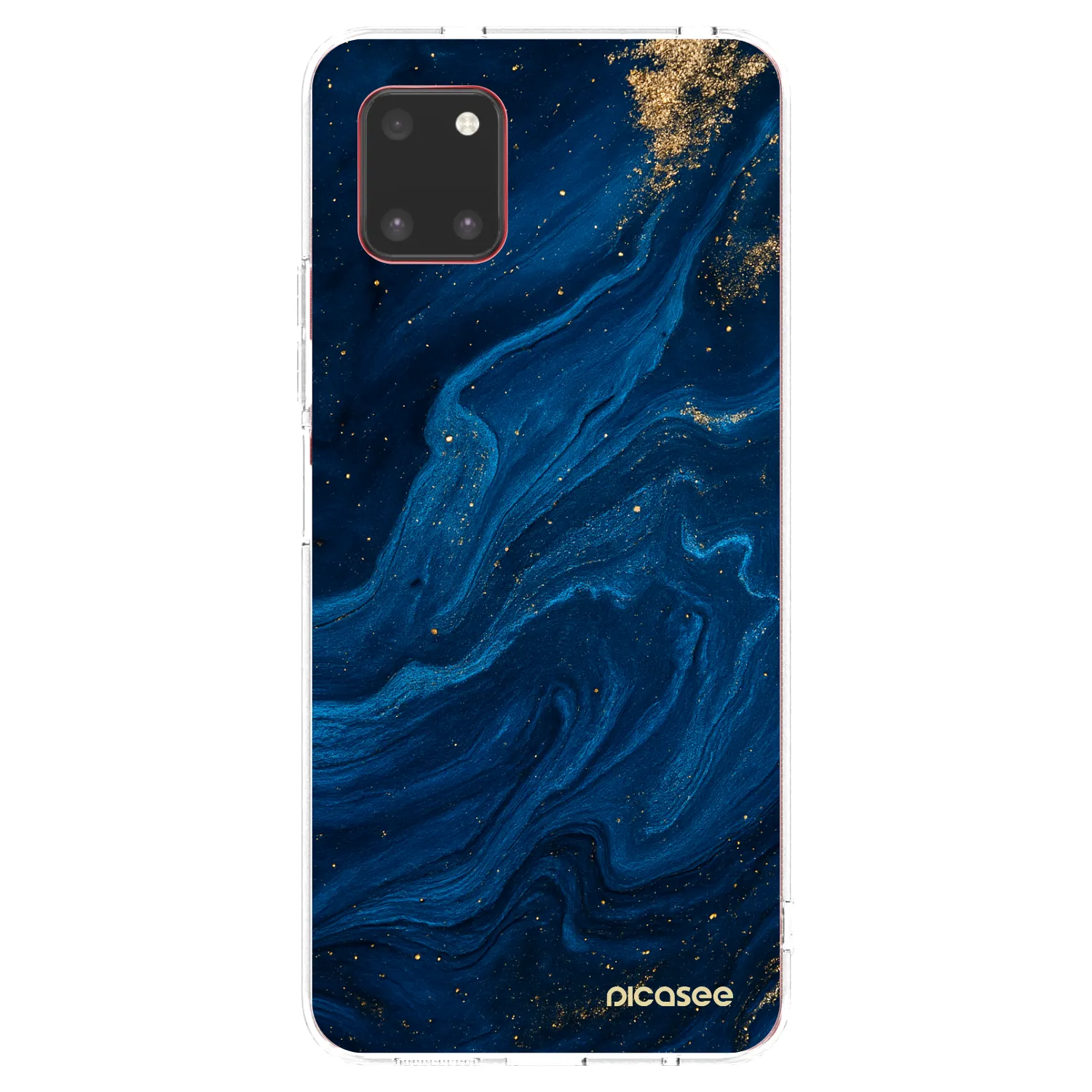 Picasee silikonowe przeźroczyste etui na Samsung Galaxy Note 10 Lite N770F - Blue