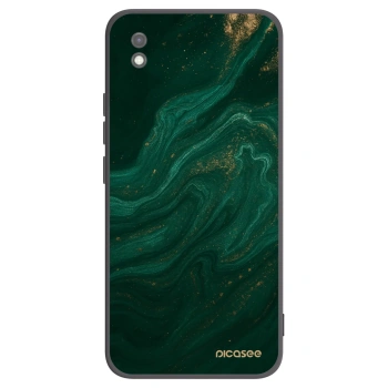 Picasee silikonowe czarne etui na Xiaomi Redmi 9AT - Green