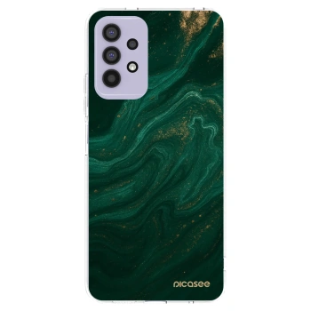 Picasee silikonowe przeźroczyste etui na Samsung Galaxy A32 4G SM-A325F - Green