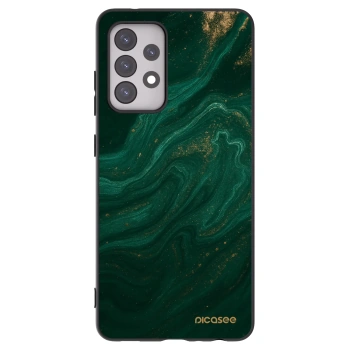 Picasee silikonowe czarne etui na Samsung Galaxy A52s 5G A528B - Green