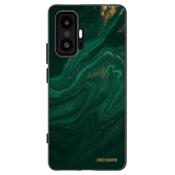 Picasee silikonowe czarne etui na Xiaomi 11T - Green