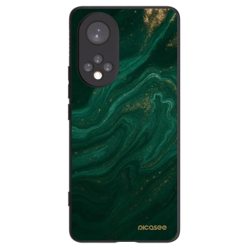 Picasee silikonowe czarne etui na Huawei Nova 9 - Green
