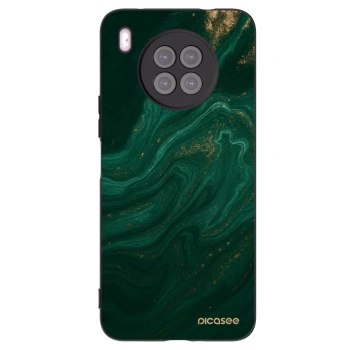 Picasee silikonowe czarne etui na Huawei Nova 8i - Green