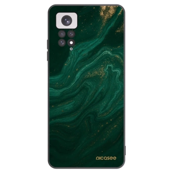 Picasee silikonowe czarne etui na Xiaomi Redmi Note 11 - Green