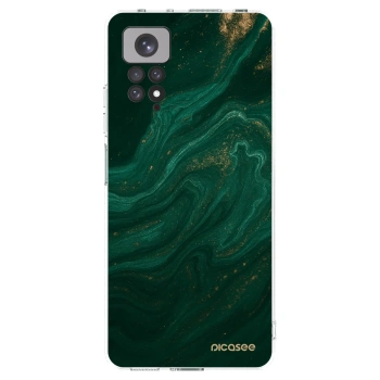 Picasee silikonowe przeźroczyste etui na Xiaomi Redmi Note 11S 4G - Green