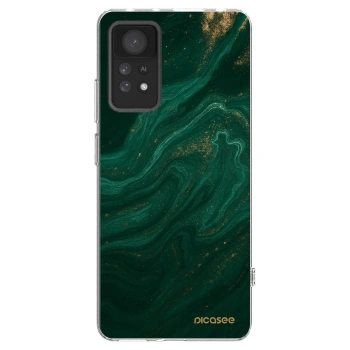 Picasee silikonowe przeźroczyste etui na Xiaomi Redmi Note 11 Pro - Green