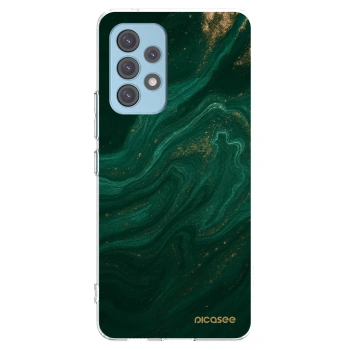 Picasee silikonowe przeźroczyste etui na Samsung Galaxy A53 5G A536 - Green