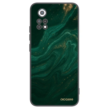 Picasee silikonowe czarne etui na Xiaomi Poco X4 Pro 5G - Green