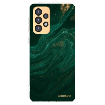 Picasee silikonowe przeźroczyste etui na Samsung Galaxy A33 5G A336 - Green