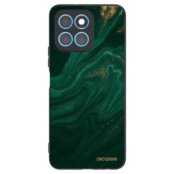 Picasee silikonowe czarne etui na Honor X6 - Green