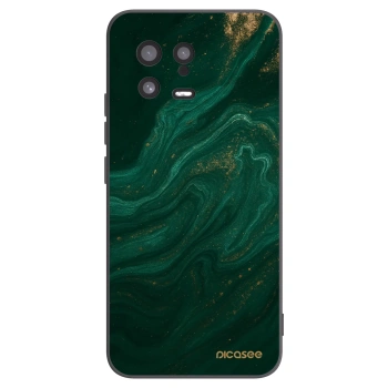 Picasee silikonowe czarne etui na Xiaomi 13 - Green