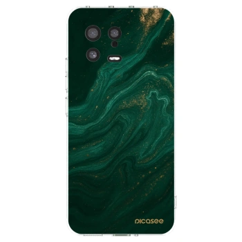 Picasee silikonowe przeźroczyste etui na Xiaomi 13 - Green