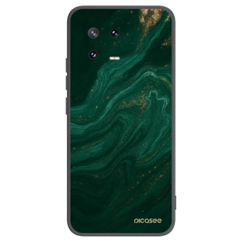 Picasee silikonowe czarne etui na Xiaomi 13 Pro - Green