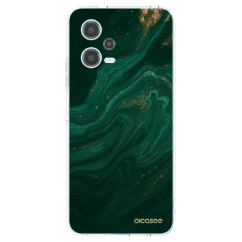 Picasee silikonowe przeźroczyste etui na Xiaomi Redmi Note 12 5G - Green