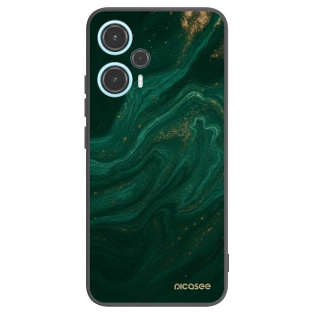 Picasee silikonowe czarne etui na Xiaomi Poco F5 - Green