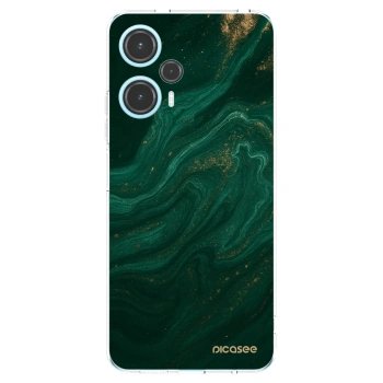 Picasee silikonowe przeźroczyste etui na Xiaomi Poco F5 - Green