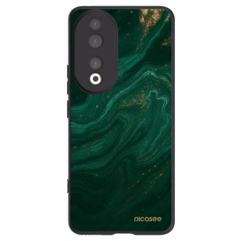 Picasee silikonowe czarne etui na Honor 90 5G - Green