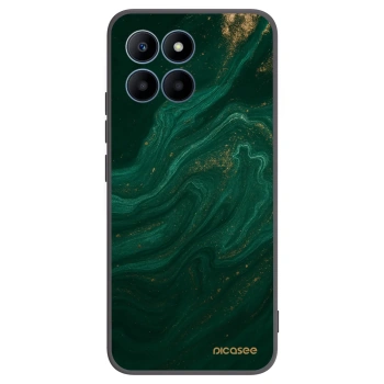 Picasee silikonowe czarne etui na Honor 70 Lite - Green