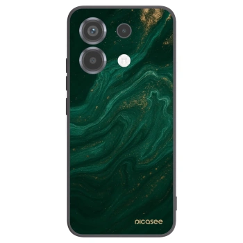 Picasee silikonowe czarne etui na Xiaomi Poco X6 - Green