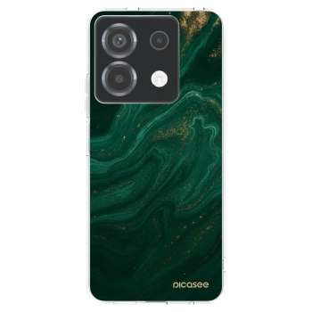 Picasee silikonowe przeźroczyste etui na Xiaomi Poco X6 - Green