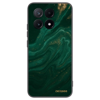 Picasee silikonowe czarne etui na Xiaomi Poco X6 Pro - Green