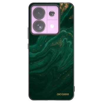 Picasee silikonowe czarne etui na Xiaomi Redmi Note 13 Pro 5G - Green