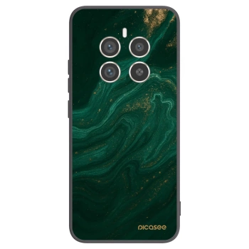 Picasee silikonowe czarne etui na Realme 12 Pro 5G - Green