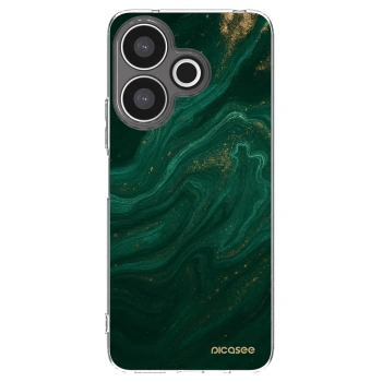 Picasee silikonowe przeźroczyste etui na Xiaomi Redmi 13 4G - Green