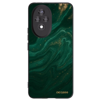 Picasee silikonowe czarne etui na Honor 200 Pro 5G - Green