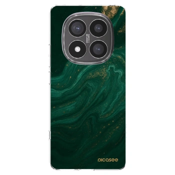 Picasee silikonowe przeźroczyste etui na Xiaomi Redmi Note 14 Pro+ 5G - Green