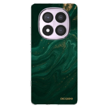 Picasee silikonowe przeźroczyste etui na Xiaomi Redmi Note 14 Pro 5G - Green