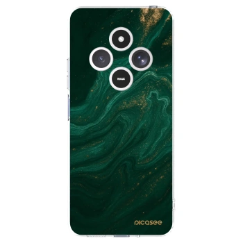 Picasee silikonowe przeźroczyste etui na Xiaomi Redmi 14C - Green