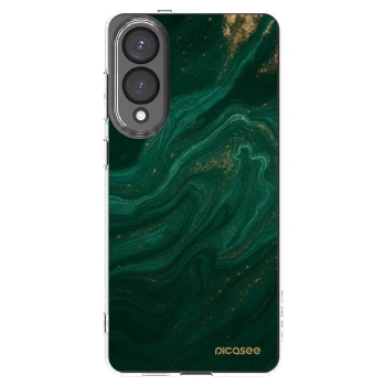 Picasee silikonowe przeźroczyste etui na Samsung Galaxy S25 Edge 5G - Green