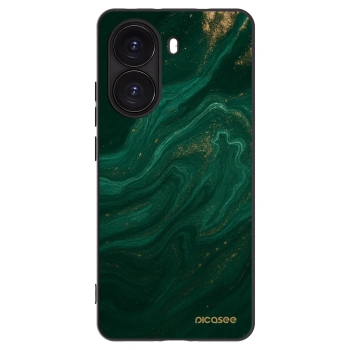 Picasee silikonowe czarne etui na Xiaomi Poco X7 Pro 5G - Green