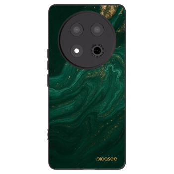 Picasee silikonowe czarne etui na Honor Magic7 Lite 5G - Green