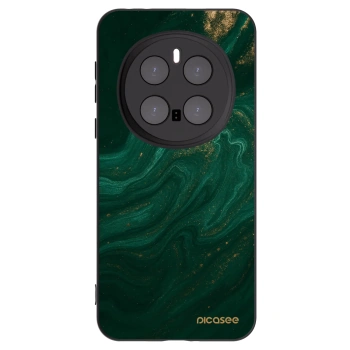 Picasee silikonowe czarne etui na Honor Magic7 Pro 5G - Green