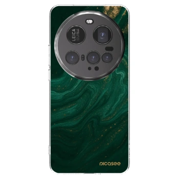 Picasee silikonowe przeźroczyste etui na Xiaomi 15 Ultra - Green