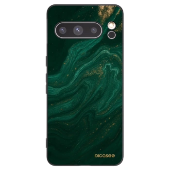 Picasee silikonowe czarne etui na Google Pixel 8 Pro - Green