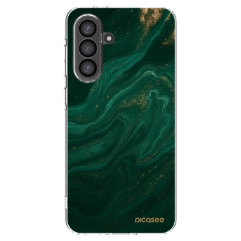 Picasee silikonowe przeźroczyste etui na Samsung Galaxy A56 5G A566B - Green