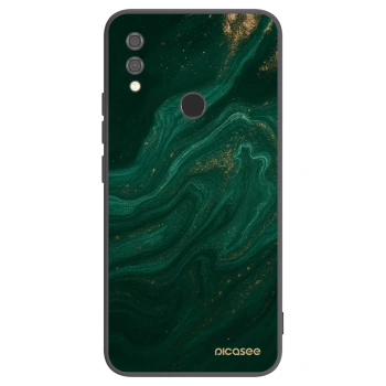 Picasee silikonowe czarne etui na Xiaomi Redmi Note 7 - Green