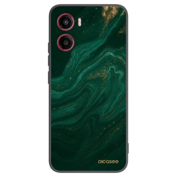 Picasee silikonowe czarne etui na Motorola Moto G05 - Green