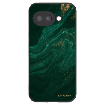 Picasee silikonowe czarne etui na Google Pixel 9a - Green