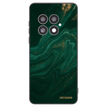 Picasee silikonowe czarne etui na OnePlus 13 5G - Green