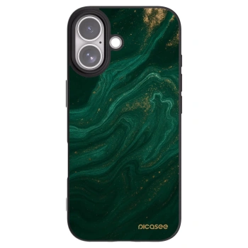 Picasee silikonowe czarne etui na Apple iPhone 17 - Green