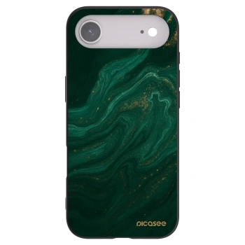 Picasee silikonowe czarne etui na Apple iPhone Air - Green