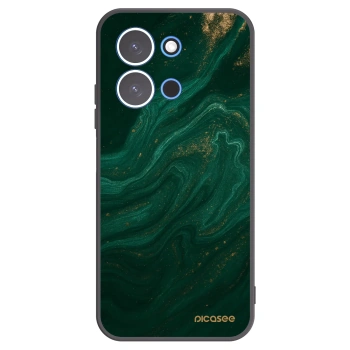 Picasee silikonowe czarne etui na Xiaomi Redmi 15C 4G - Green