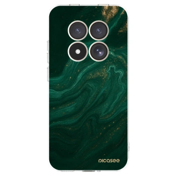 Picasee silikonowe przeźroczyste etui na Xiaomi Redmi Note 15 Pro 4G - Green