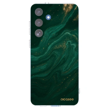 Picasee silikonowe przeźroczyste etui na Samsung Galaxy S25 FE 5G - Green